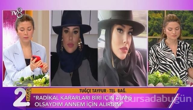Tuğçe Tayfur: Örtünmeyi istedim ama beceremedim
