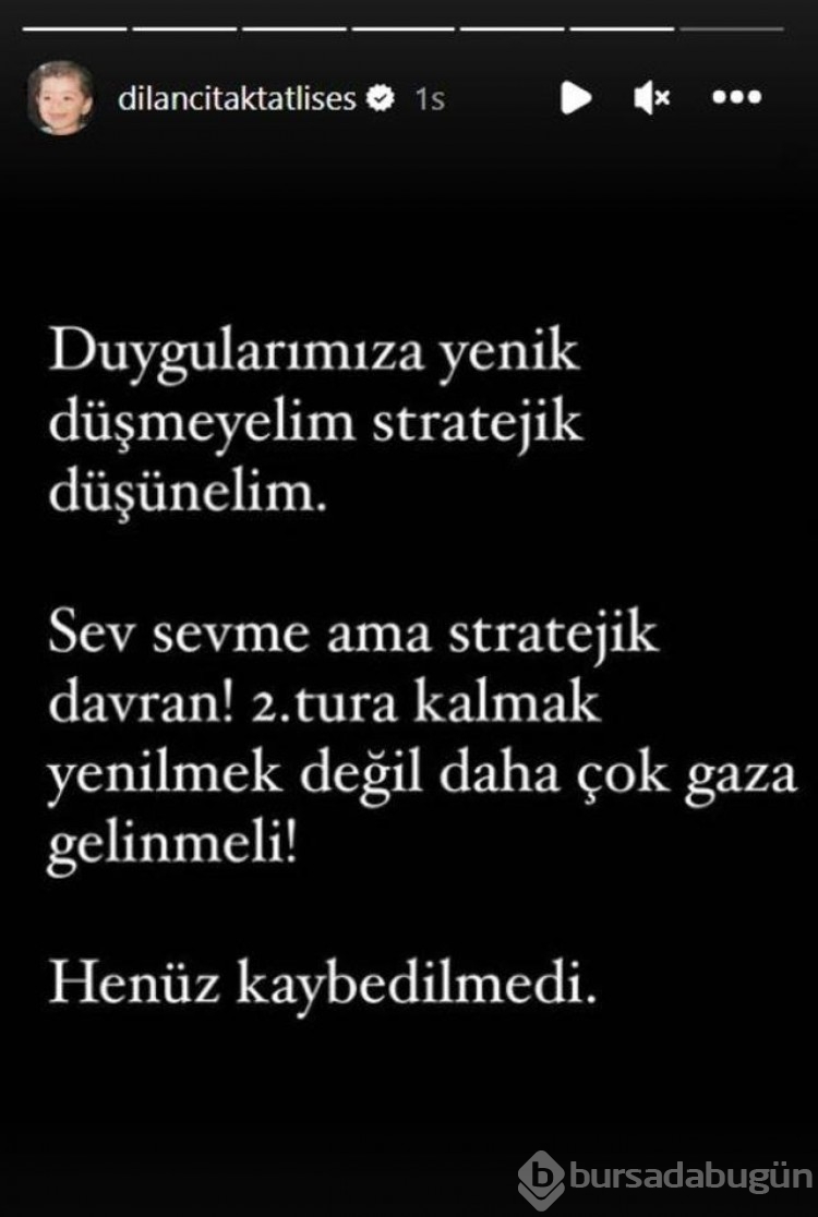 İbrahim Tatlıses'in kızı Dilan Çıtak'tan 2. tur yorumu