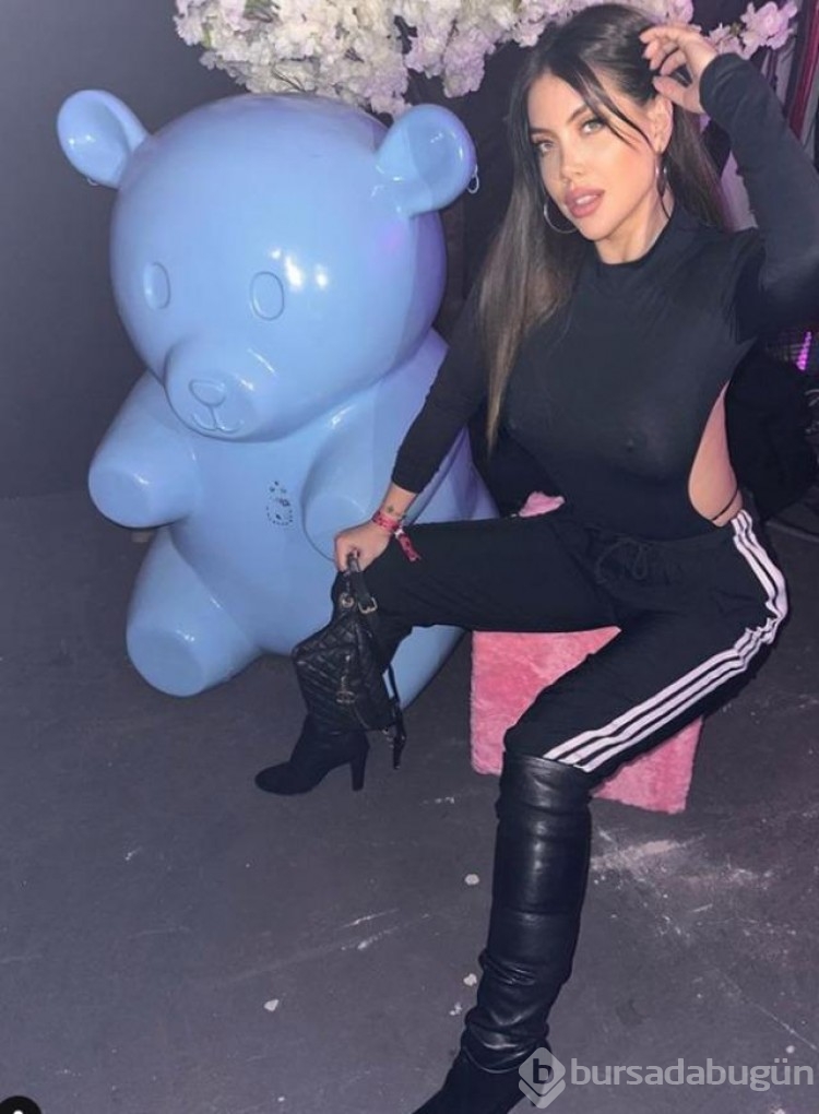 Wanda Nara'nın sütyensiz tarzına beğeni yağdı!