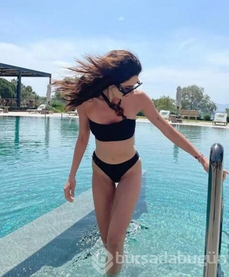 Güzel oyuncu Nesrin Cavadzade bikinili pozlarıyla büyüledi!