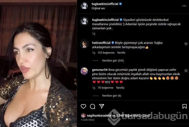 Hatice, Tuğba Ekinci'nin dekoltesini görünce sessiz kalmadı