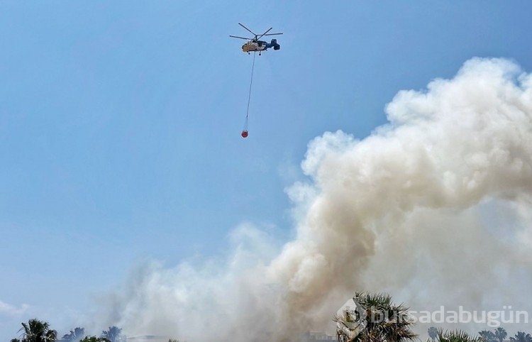 Mersin Serbest Bölgesi'nde yangın