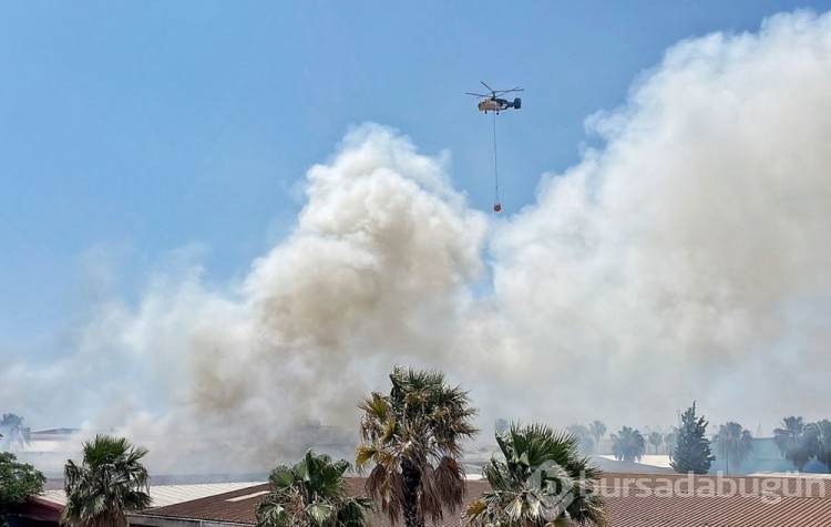 Mersin Serbest Bölgesi'nde yangın