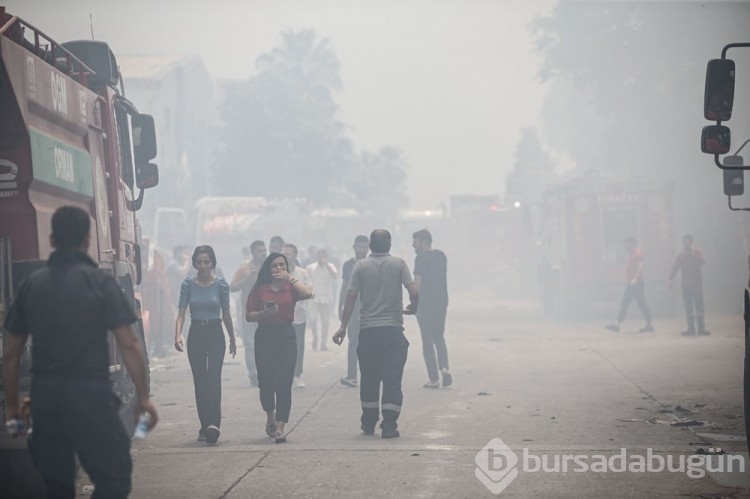 Mersin Serbest Bölgesi'nde yangın