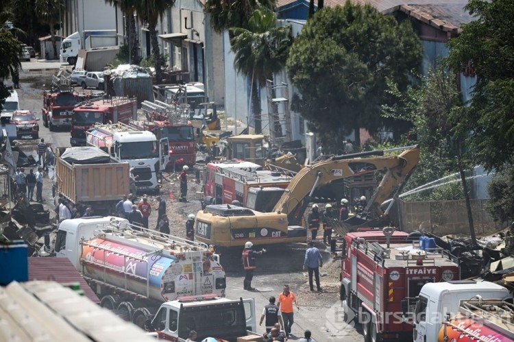Mersin Serbest Bölgesi'nde yangın