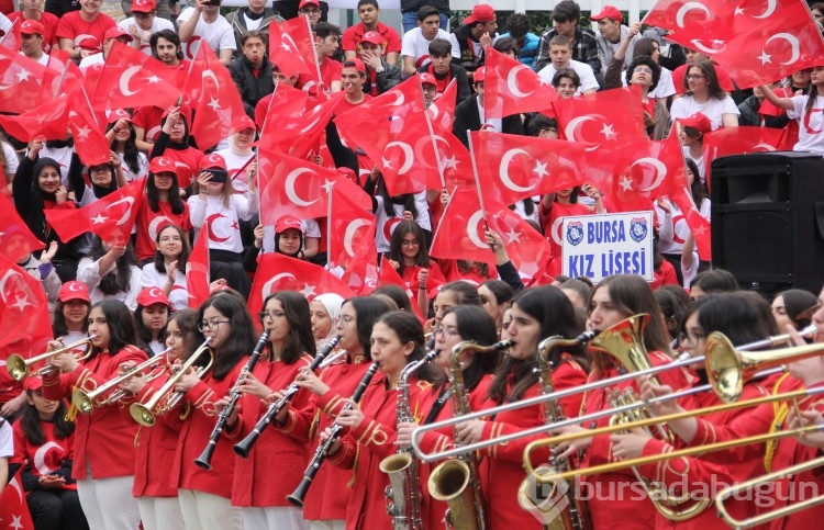 Fotoğraflarla Bursa'da 19 Mayıs kutlamaları 