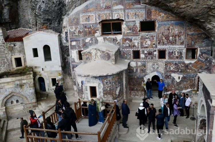 Sümela Manastırı dikkat çekmeye devam ediyor