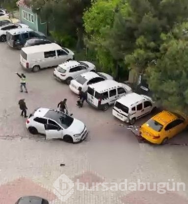 Otopark görevlisini otomobille ezdi!