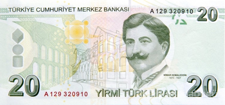 Türk lirası üzerinde yer alan figürler
