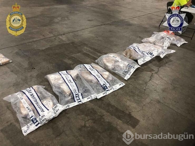 Avustralya'da pres makinesinin içinden 300 kilodan fazla uyuşturucu madde çıktı!