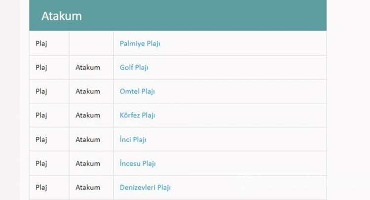 Türkiye'nin mavi bayraklı plajları