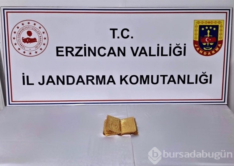 Erzincan'da tarihi eser niteliğinde saf altın kitap ele geçirildi