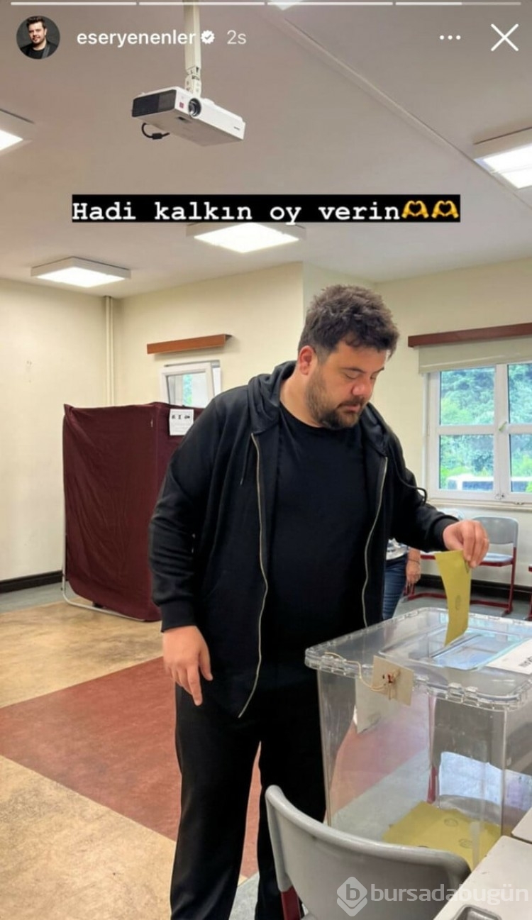 Ünlü isimler oylarını kullandı 