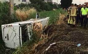 Cezaevi nakil aracı devrildi! İzmir'de 10'u asker 11 yaralı var!
