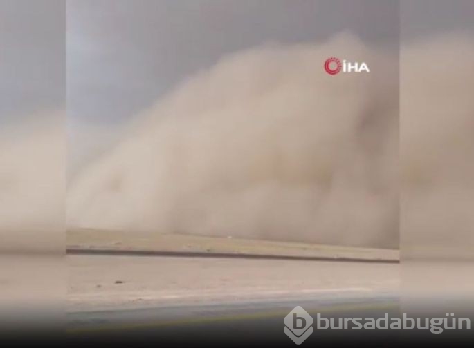 Suudi Arabistan'da kum fırtınası etkili oldu!

