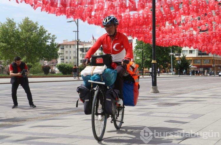 18 yıldır şehitler için pedal çeviriyor