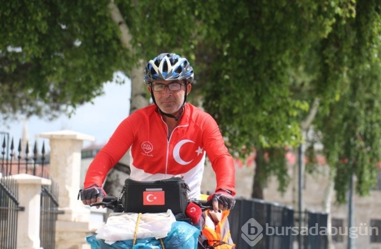18 yıldır şehitler için pedal çeviriyor