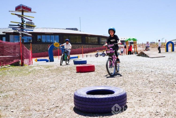Erciyes'te bisiklet ve aktivite parkı açıldı