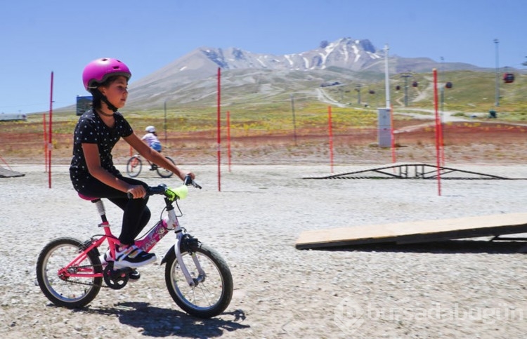 Erciyes'te bisiklet ve aktivite parkı açıldı