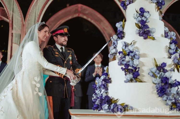 Ürdün Veliaht Prensi Hüseyin ile Suudi Arabistanlı gelin Racva Al Seyf dünyaevine girdi