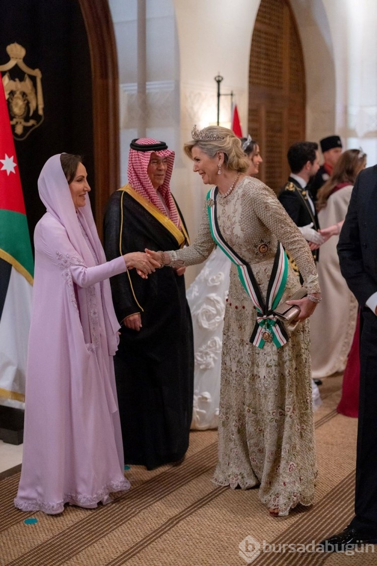 Ürdün Veliaht Prensi Hüseyin ile Suudi Arabistanlı gelin Racva Al Seyf dünyaevine girdi