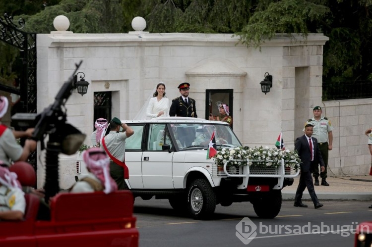 Ürdün Veliaht Prensi Hüseyin ile Suudi Arabistanlı gelin Racva Al Seyf dünyaevine girdi
