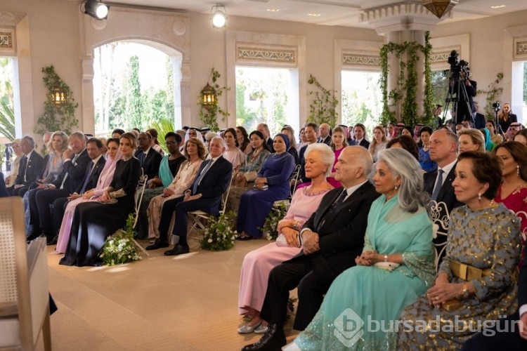 Ürdün Veliaht Prensi Hüseyin ile Suudi Arabistanlı gelin Racva Al Seyf dünyaevine girdi