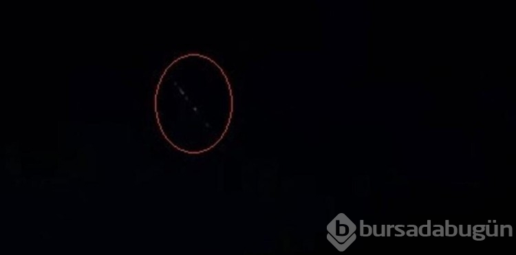 Bir anda gökyüzünde belirdi: Görenler telefona sarıldı