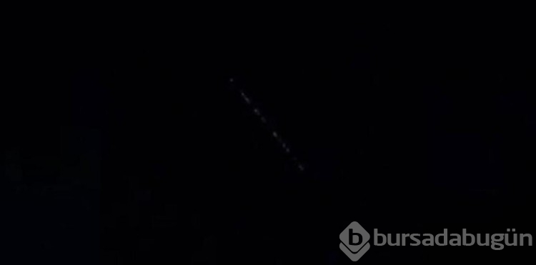 Bir anda gökyüzünde belirdi: Görenler telefona sarıldı