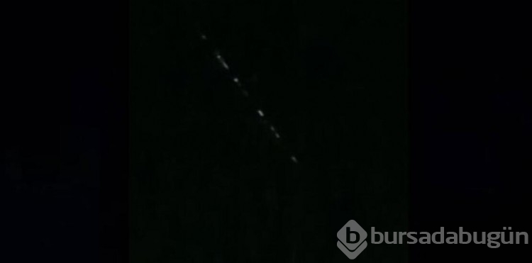 Bir anda gökyüzünde belirdi: Görenler telefona sarıldı