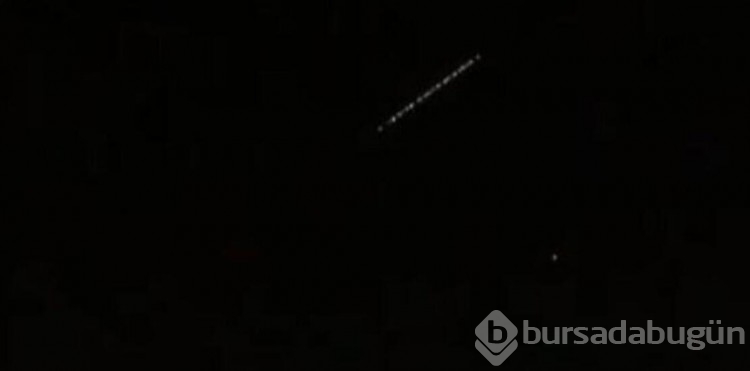 Bir anda gökyüzünde belirdi: Görenler telefona sarıldı