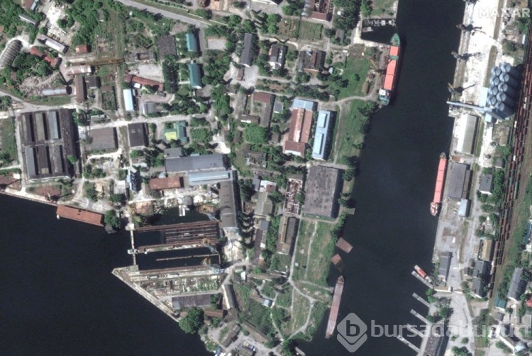 Ukrayna'da baraj çökmesinin neden olduğu felaket uydudan görüntülendi