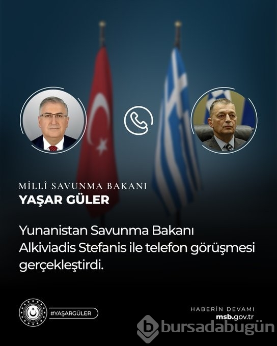 Milli Savunma Bakanı Güler Yunan mevkidaşıyla görüştü
