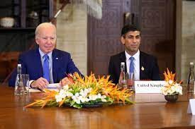Biden, İngiltere Başbakanı Sunak'ı Beyaz Saray'da ağırladı