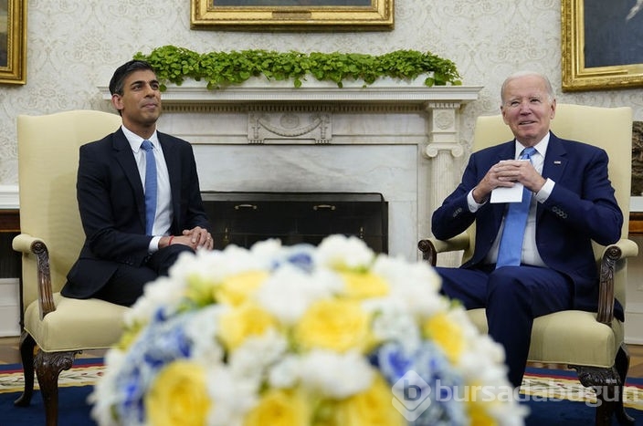 Biden, İngiltere Başbakanı Sunak'ı Beyaz Saray'da ağırladı