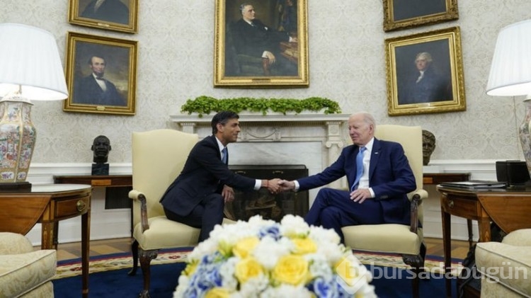 Biden, İngiltere Başbakanı Sunak'ı Beyaz Saray'da ağırladı
