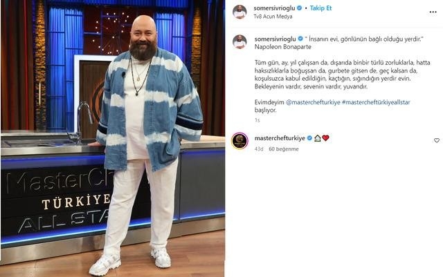 Somer Sivrioğlu MasterChef Türkiye açıklamasıyla şaşırttı!