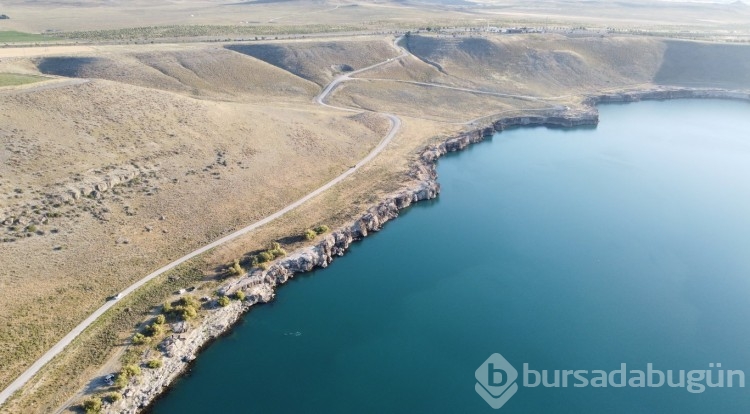 Türkiye'nin en derin gölü 'Acıgöl' 

