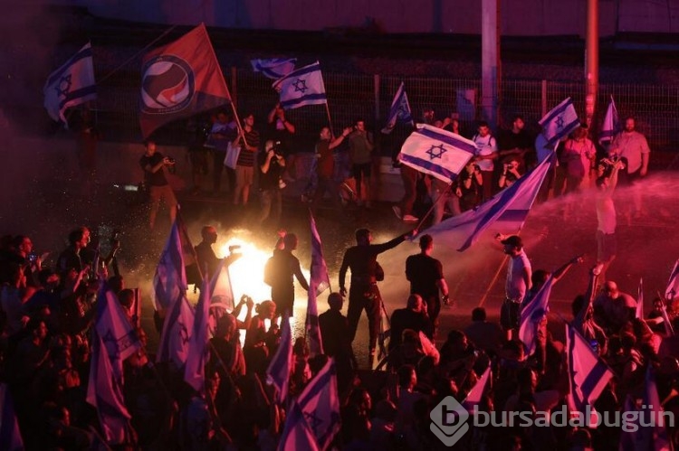 İsrail'in protestolarındaki hararetli görüntüler