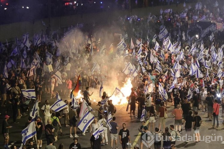 İsrail'in protestolarındaki hararetli görüntüler