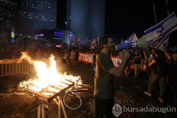 İsrail'in protestolarındaki hararetli görüntüler