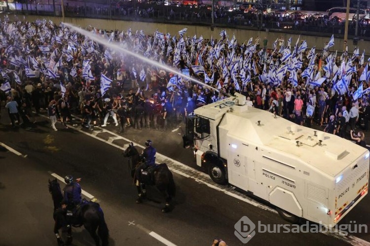 İsrail'in protestolarındaki hararetli görüntüler