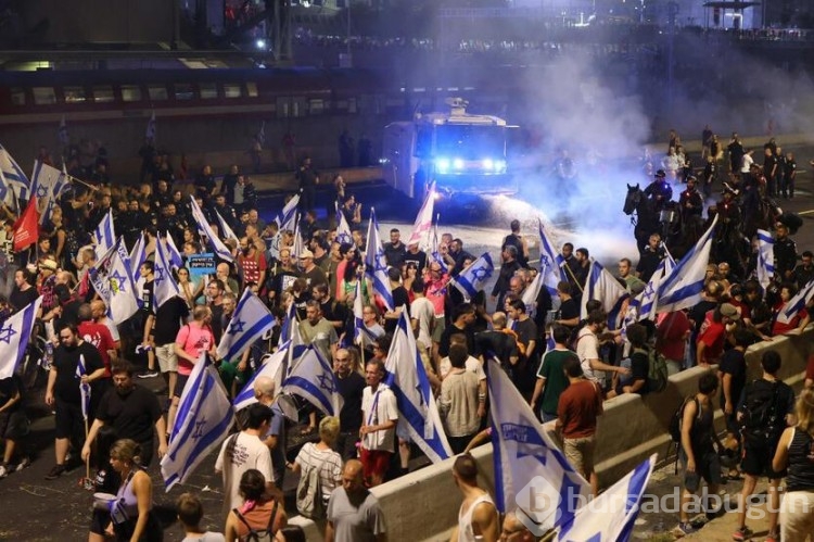 İsrail'in protestolarındaki hararetli görüntüler