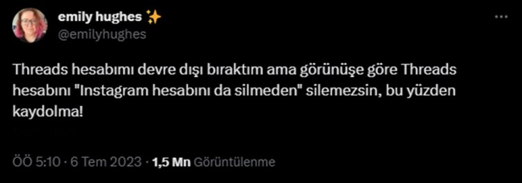 Threads uygulamasından can sıkan gizlilik politikası
