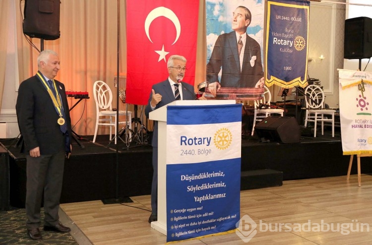 Yıldırım Bayezid Rotary'de devir teslim heyecanı