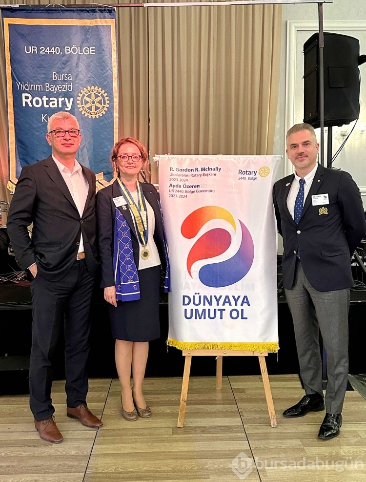 Yıldırım Bayezid Rotary'de devir teslim heyecanı