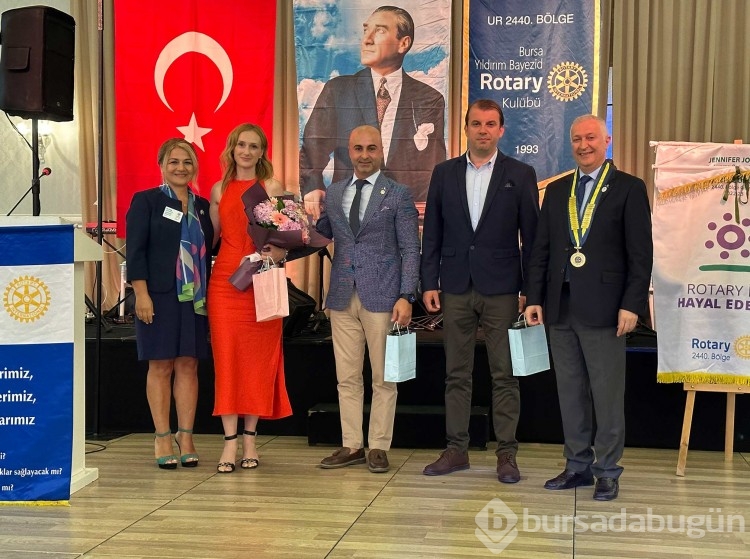 Yıldırım Bayezid Rotary'de devir teslim heyecanı