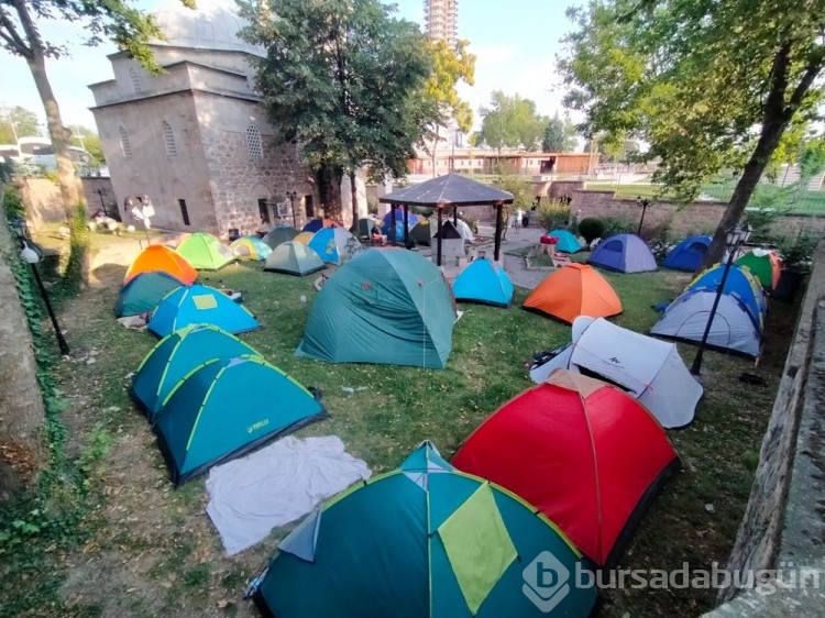 Edirne'de çadırlara taşan Kırkpınar akını 

