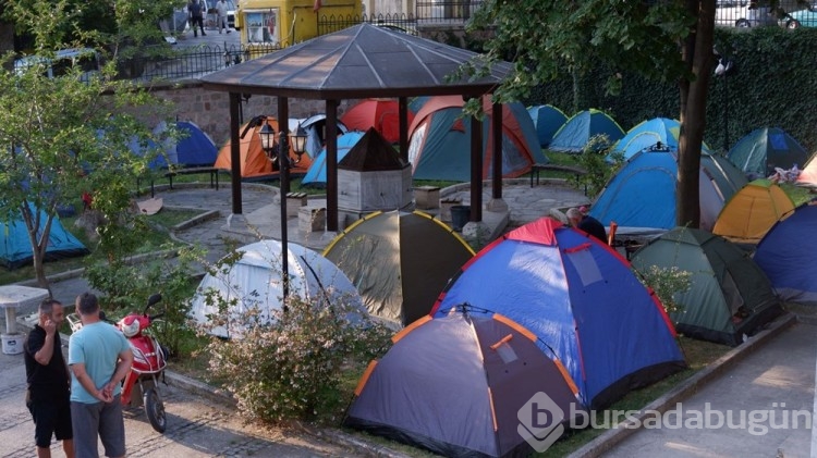 Edirne'de çadırlara taşan Kırkpınar akını 
