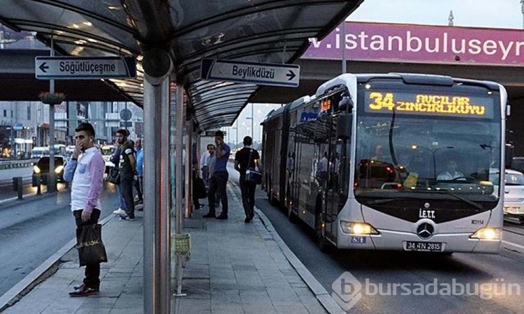 Metrobüste tartışma büyüyünce şiddet kaçınılmaz oldu
